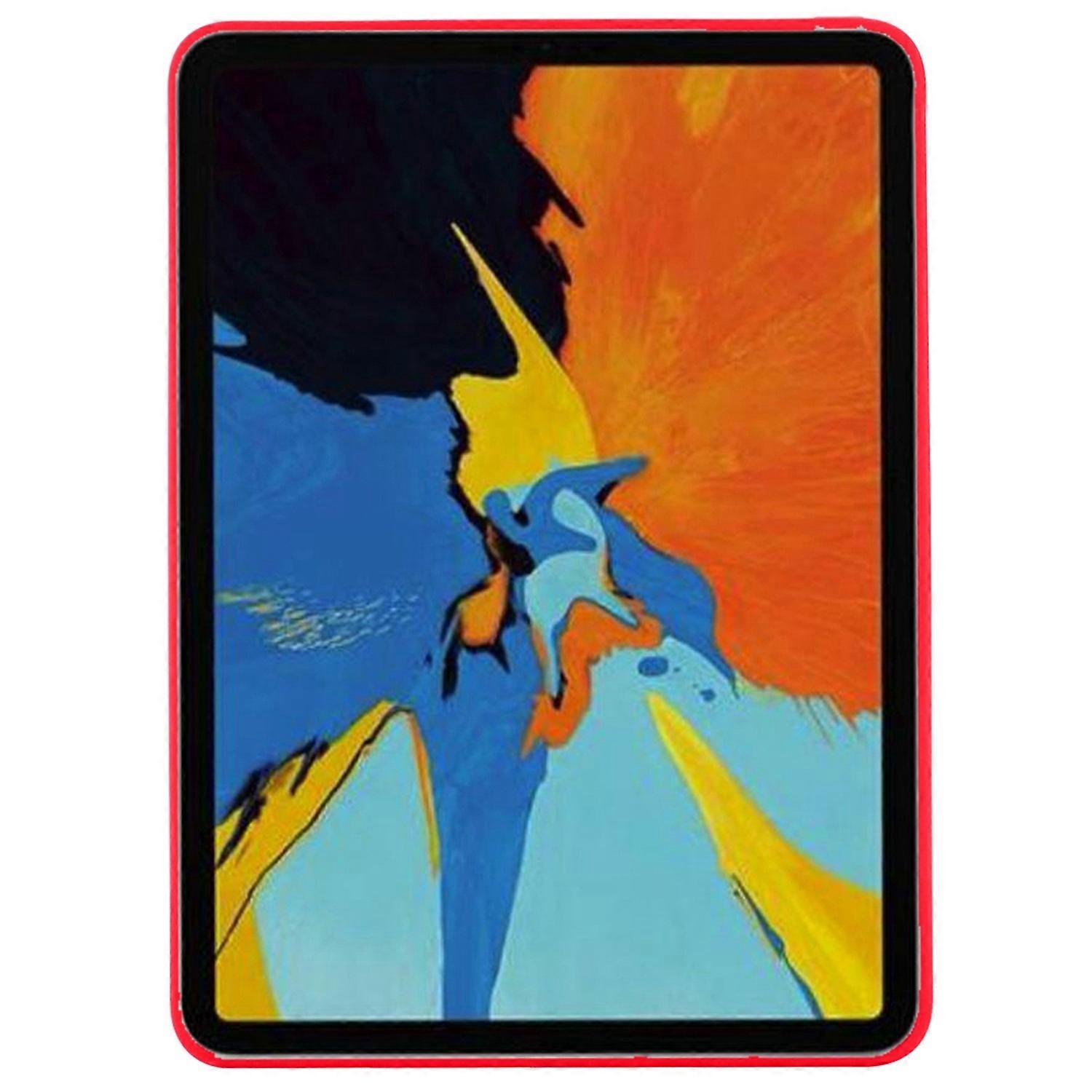 Microfiber Lining Liquid Silicone Shockproof Tablet Case Anti-Fall Slim Light Protective Cover for i