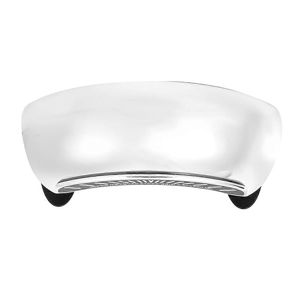 Motorcycle Rear View Mirror Chromed 180 Ultra Wide Angle Central Windscreen Mount Universal