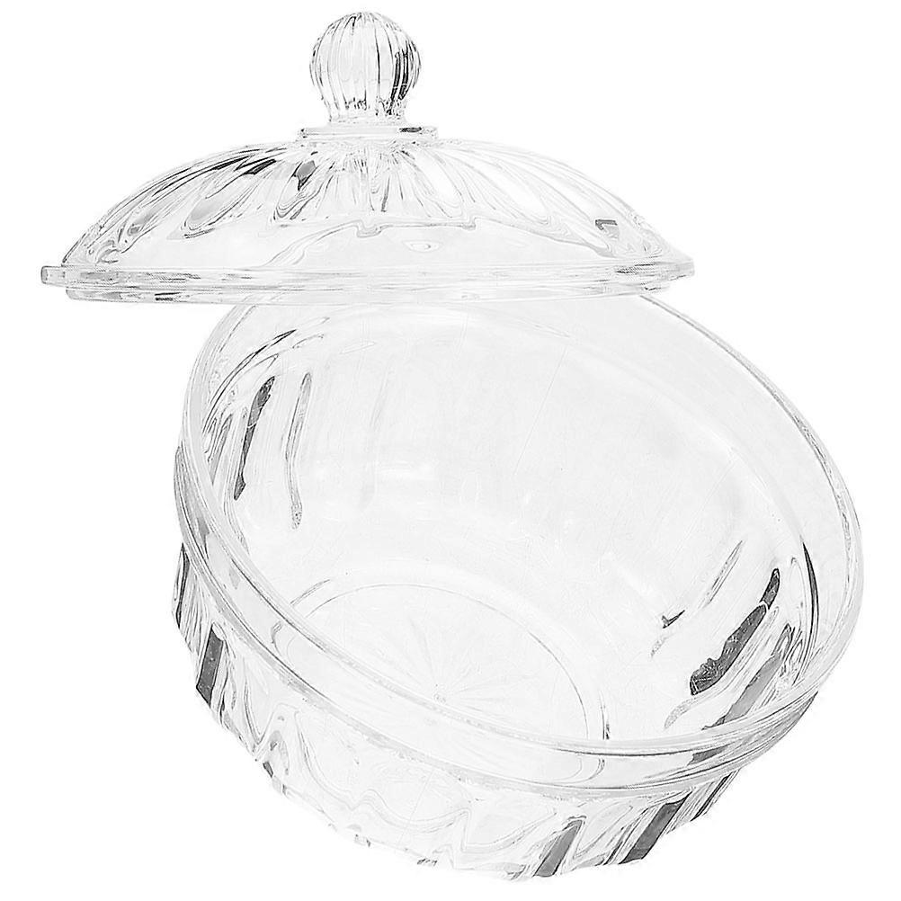 Covered Candy Dish With Lid Acrylic Candy Bowl Sealing General Users 1Pcs