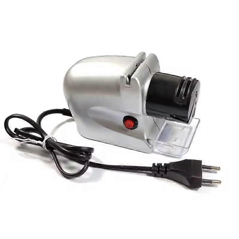 2in1 Electric and Manual Knife Sharpener with Dual Sharpening Modes for Kitchen