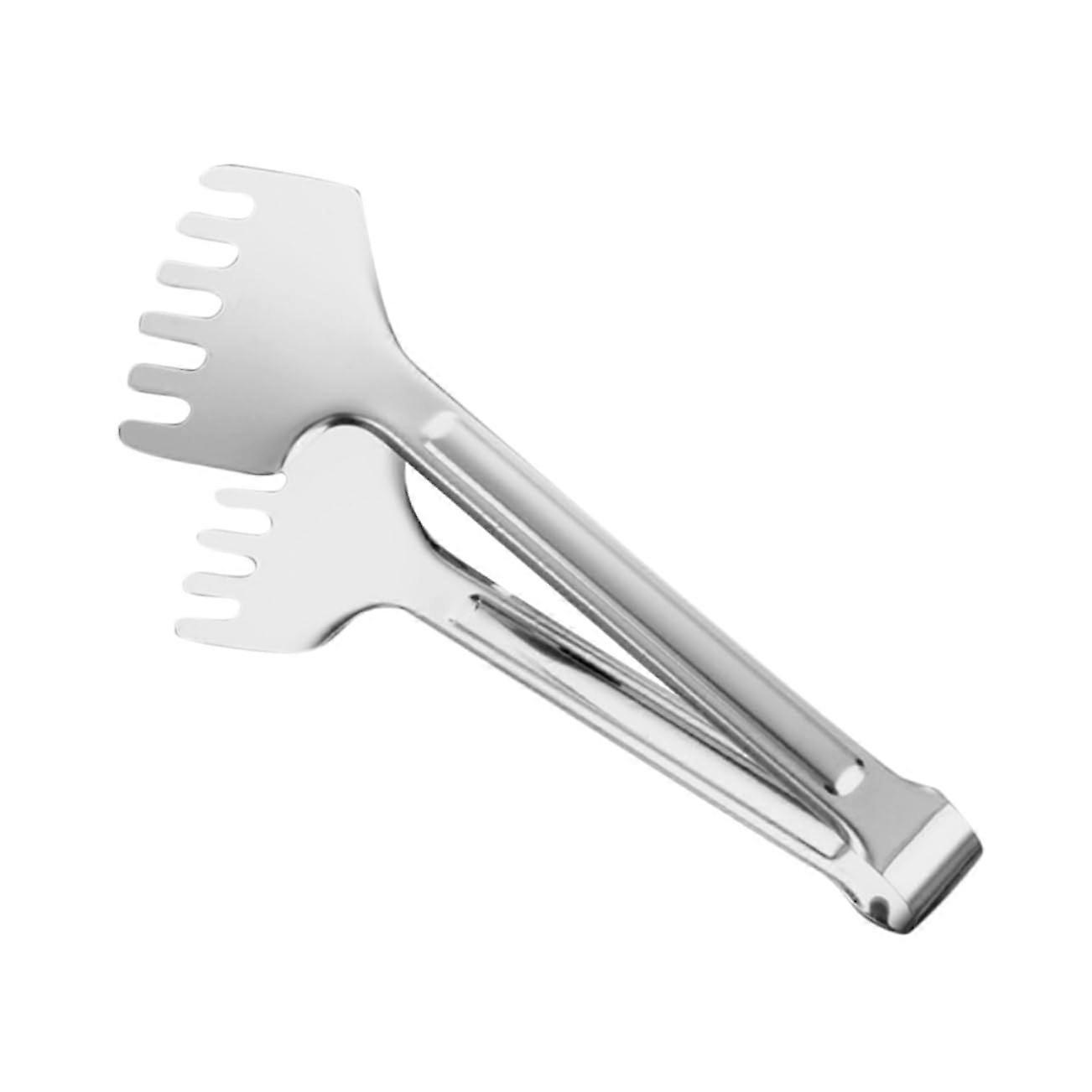Stainless Steel Kitchen Tongs with Secure Comb Grip for Buffet Serving and Versatile Cooking