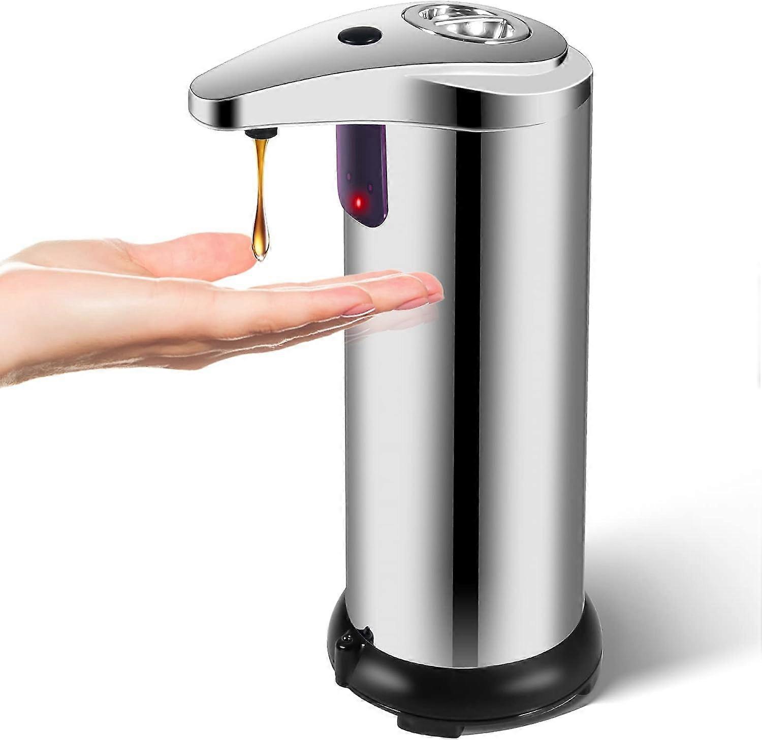 Automatic Stainless Steel Soap Dispenser with Infrared Sensor for Kitchen Bathroom and Restaurant