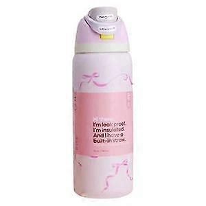 Neue exklusive Owala FreeSip Flasche mit rosa Schleife, 24 oz/32 oz