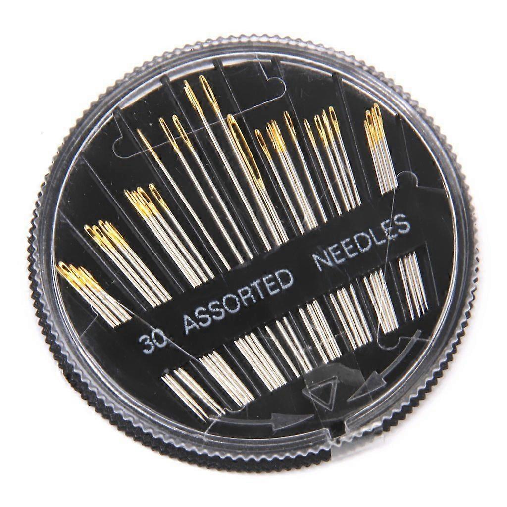 30pcs Assorted Hand Sewing Needles Embroidery Mending Craft Quilt Sew Case