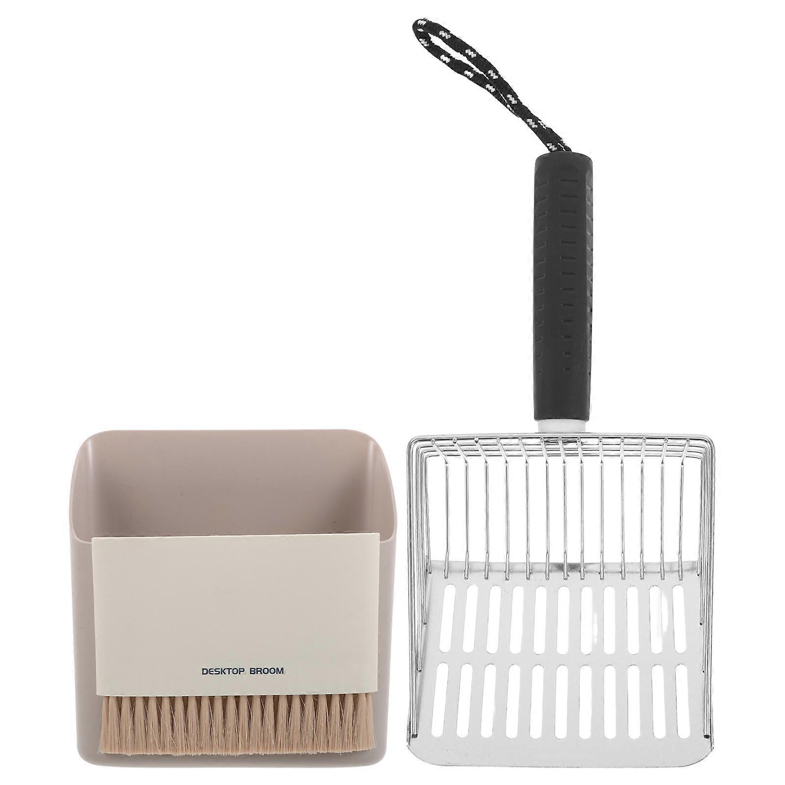 Ergonomic Cat Litter Scooper with Holder for Easy Cleaning