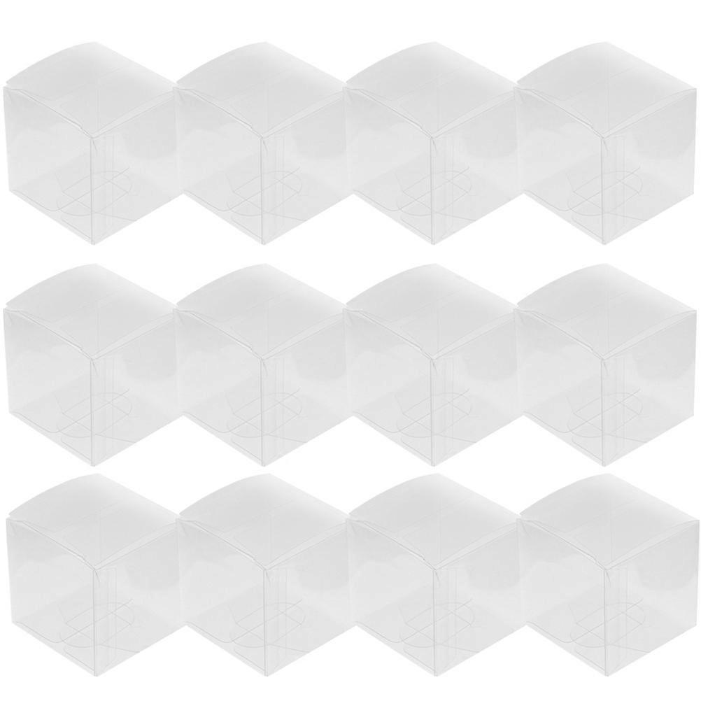 Wedding Candy Boxes Transparent PVC for Packaging Use 20Pcs Clear Candy Boxes