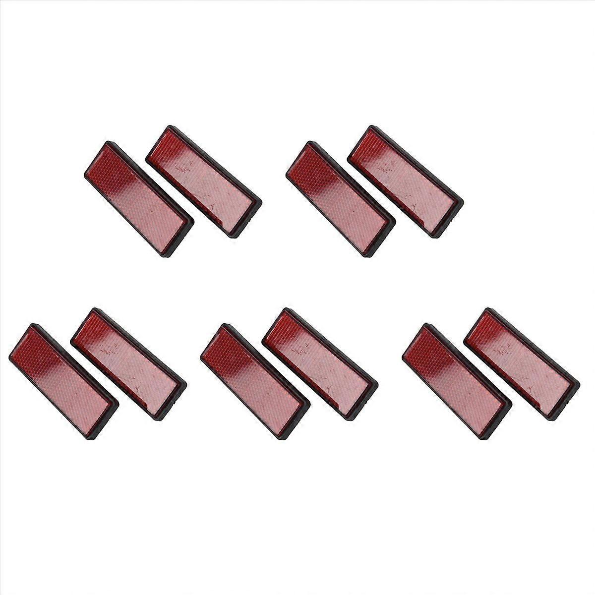 rectangle red Reflectors Universal For Motorcycles ATV Dirt Bikes