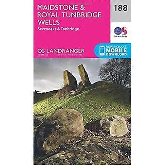 Landranger (188) Maidstone & Royal Tunbridge Wells (OS Landranger carte)