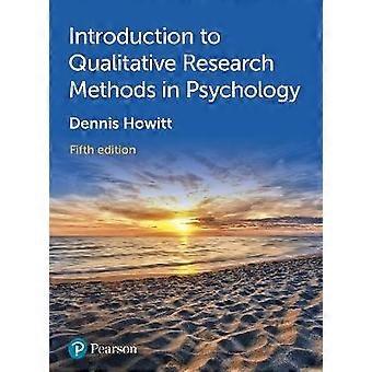 Introduction to Qualitative Research Methods in Psychology