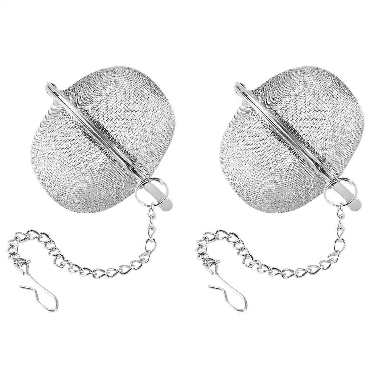2PCS Practical tea ball, Tea Spices Infuser Filter