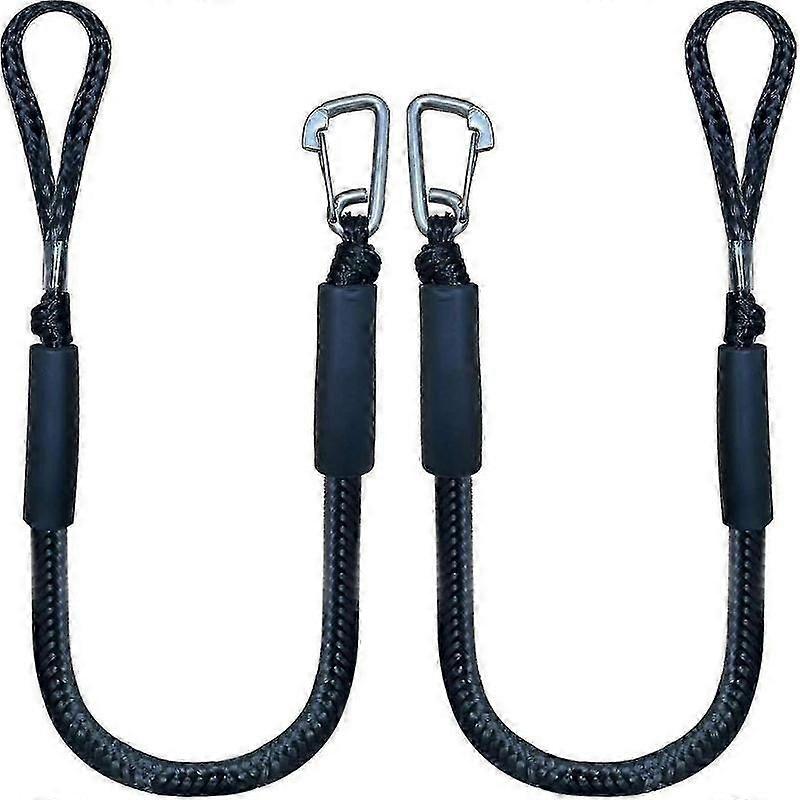 2pc bungee dock line 4ft for boat mooring