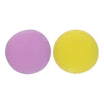 2pcs Balls Round Grip Balls Squeeze Exercise Balls Release Pressure Balls Finger Fitness Balls For W-XY
