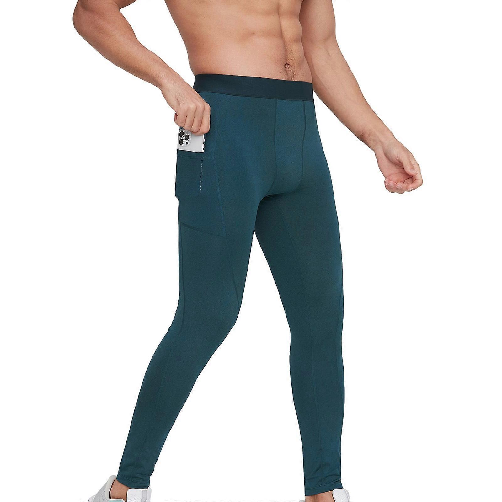 Men's Active Compression Pants - Workout Base Layer Tights Running Leggings