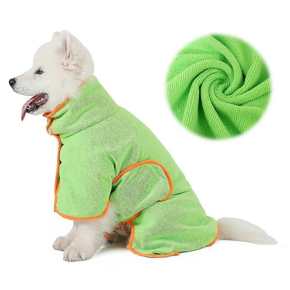 Absorbent Microfiber Dog Bath Towel For Small Medium Large Pets Windproof Quick Dry