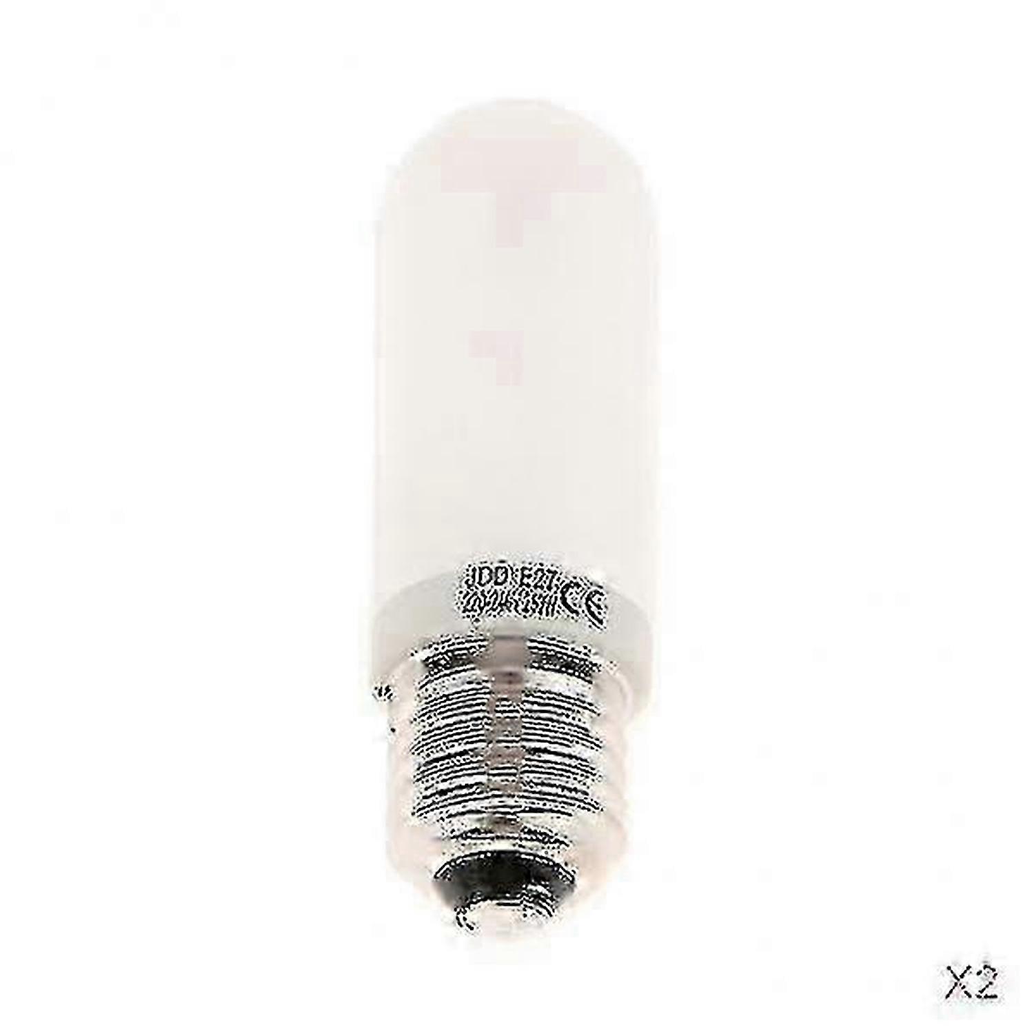 2er-Pack E27 Halogen Einstelllampe 250W Milchglas Rohr