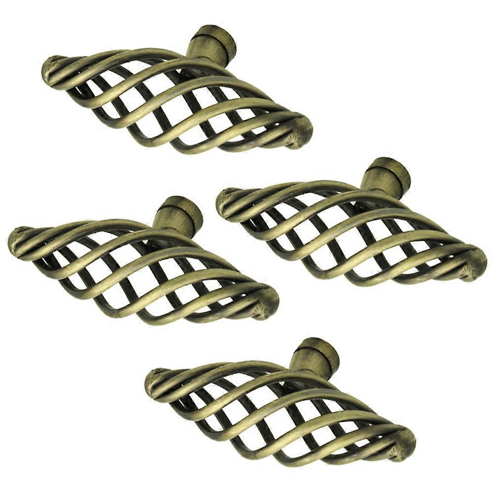 Alloy Drawer Knobs Nordic Cage Pull Handle 4Pcs Creative Kitchen Knobs