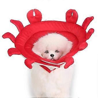 Pets Cartoon Soft Recovery Collar Recovery Protective Pet Cone Wound Healing (for Dogs And Cats) Crab Cow Frog Elephant