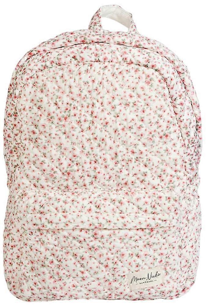 Moon Nude Peony Backpack - White/Red/Green