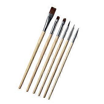 Makeup Set Wooden Handle for Makeup Use 12Pcs Nylon Bristle Brushes