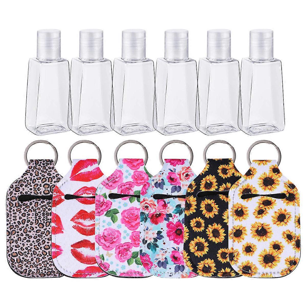 Hand Bottle Covers Set for Storage Use 12Pcs Refillable Perfume Storage Containers