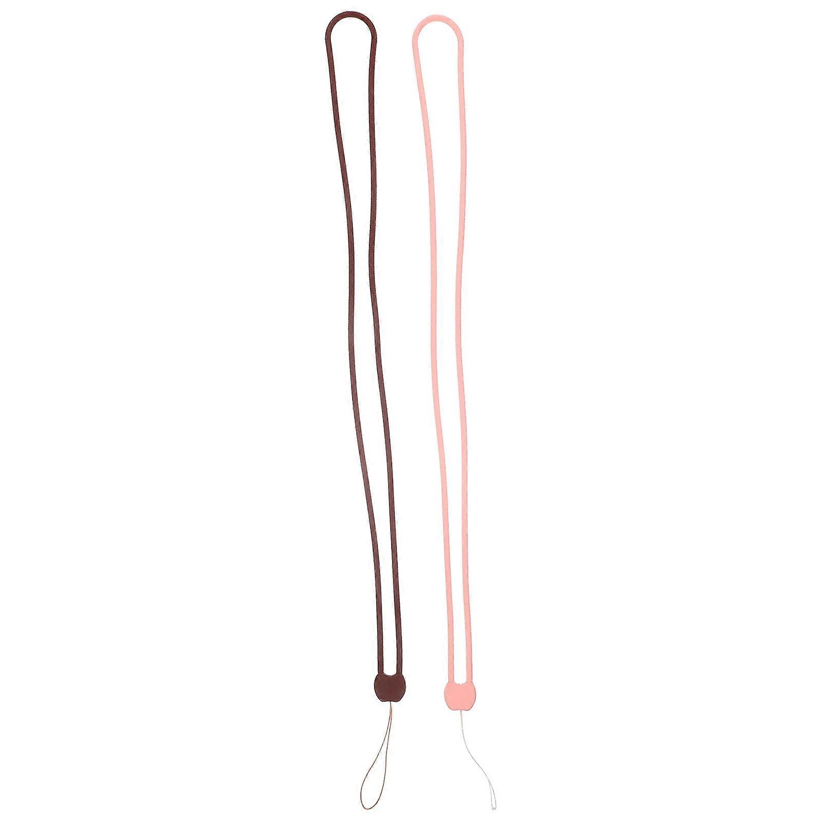 Silicone Phone Strap Multifunction Neck Strap for Hanging Use 2Pcs Set