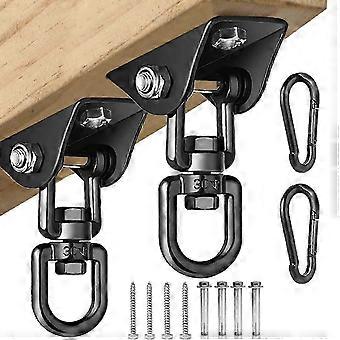 Heavy Duty Swing Hangers,1000LB Capacity Hammock Hanger 360 Swivel Stainless Steel Swing Hardware Accessories-tfd