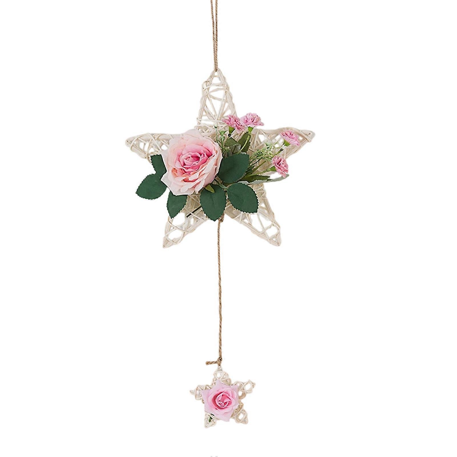 Five Point Star Hanging Decor Durable Rustic Accent for Indoor Display