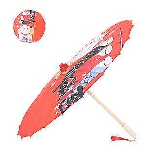 Japoński parasol satynowy parasol dekoracyjny Parasol taneczny Występ Cosplay Rekwizyt