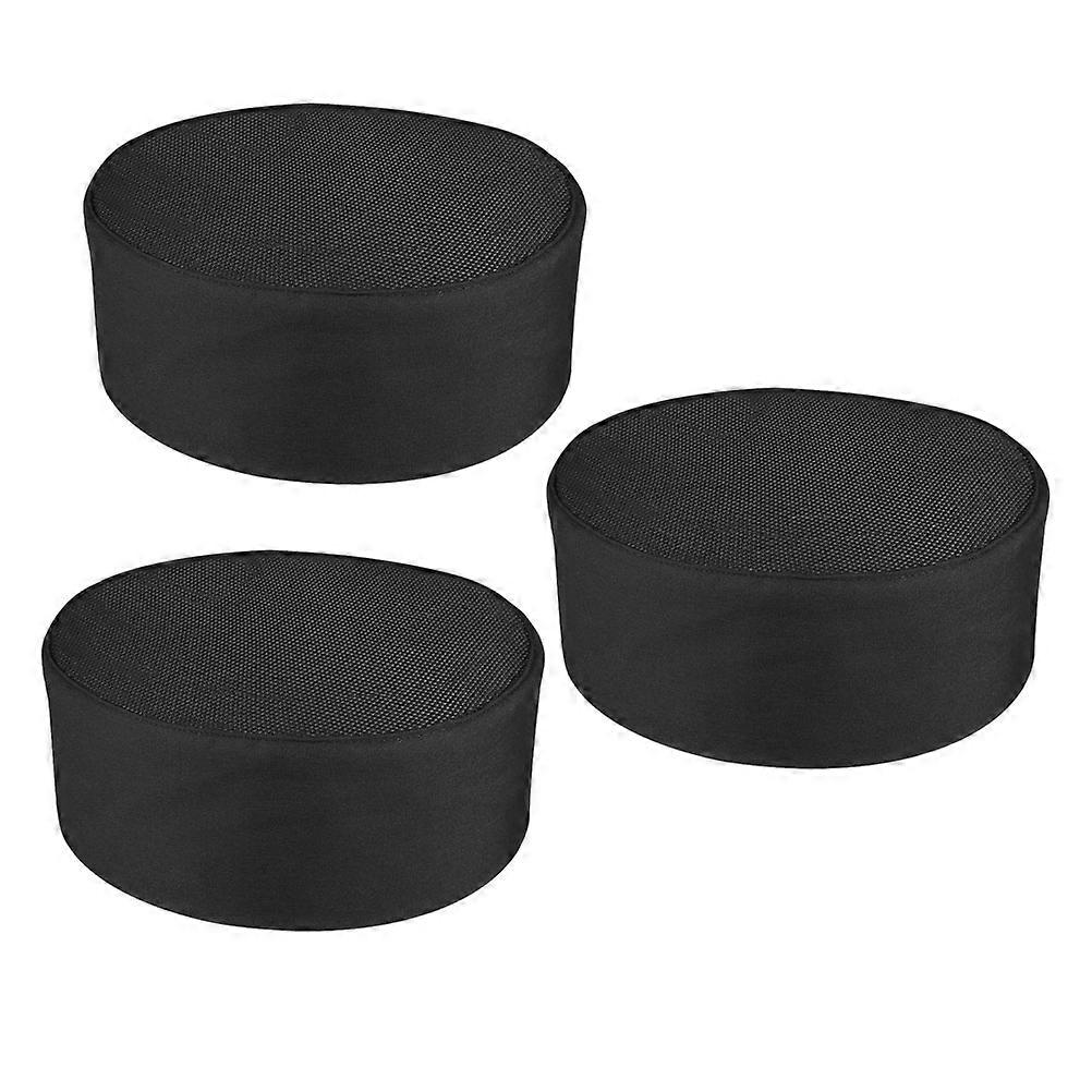 3Pcs Breathable Mesh Chef Caps Kitchen Cooking Chef Hat Adjustable Chef Caps