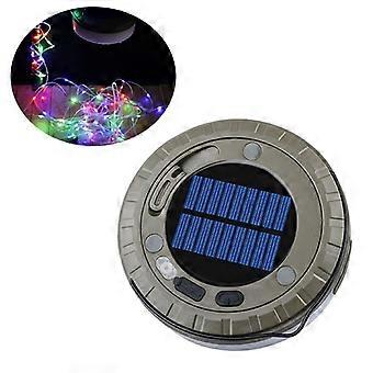 Luz solar de LED para camping, cor: luz quente de 10 metros