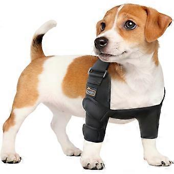 CHAMIN Tutore per gomito del cane per spalla e zampa anteriore Cuscinetti protettivi per gomito del cane per igroma artrite displasia piaghe da decubito lussazione della spalla