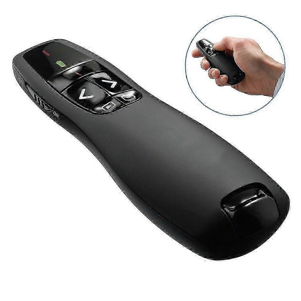 R400 Wireless Rf Remote Wireless Receiver Ppt Wire Presenter Red Laser Pen Pointer Ppt Remote Control-FPJ23