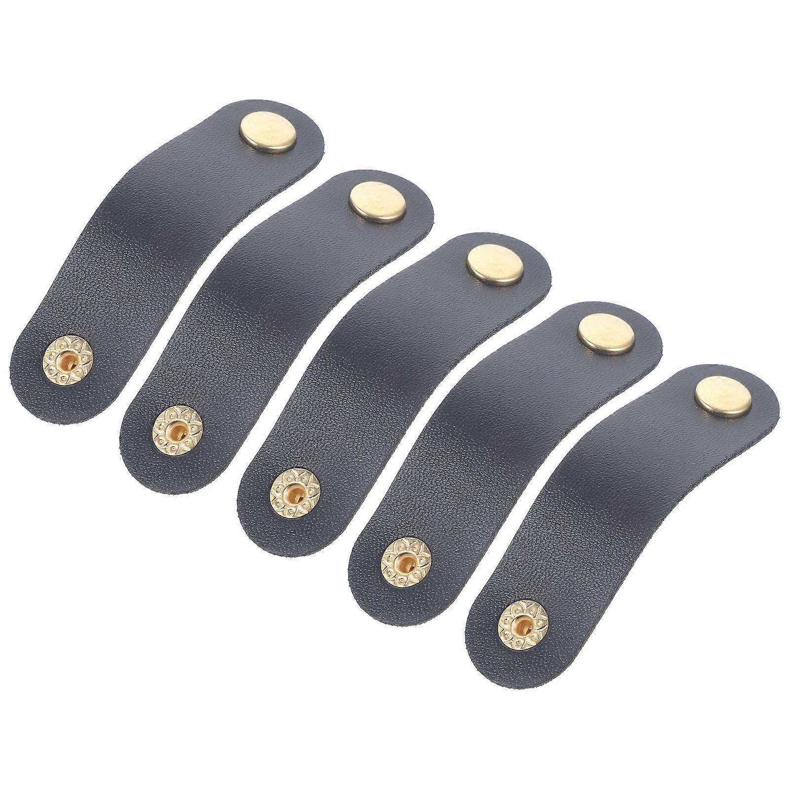 5pcs Cable Organizer Cable Winder Computer Cable Tie Strap Cord Fixing Strap