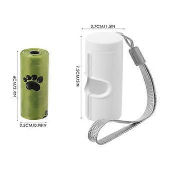 Dog Poop Bag Dispenser for Portable Use 1Set Waste Bags Holder