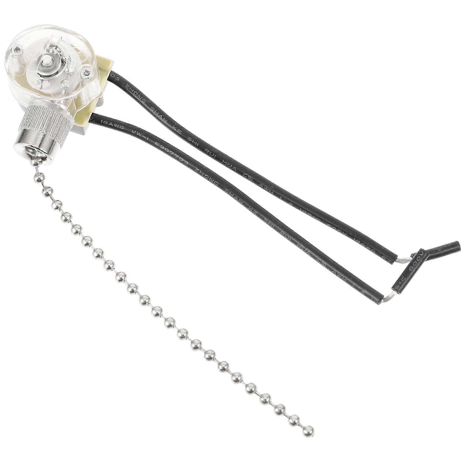 Nickel Light Pull Chain Ceiling Fan Pull Chain for Light Use Extension