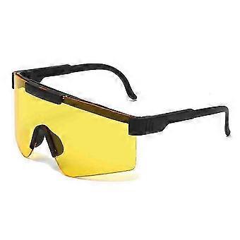 Yellow Cycling Polarized Baseball Sunglasses compatible with Adults and Teens Boys Girls Men Womens Sports Glasses
