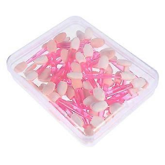 Eye Makeup Applicators Dual-Ended Brush for 50Pcs Latex Tips Sticks