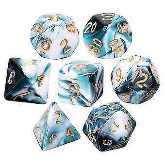 NEW 7 Pieces Dice Set Polyhedral Dice Set Role Playing Dices Set For Dnd Pathfinder Role Playing Rpg