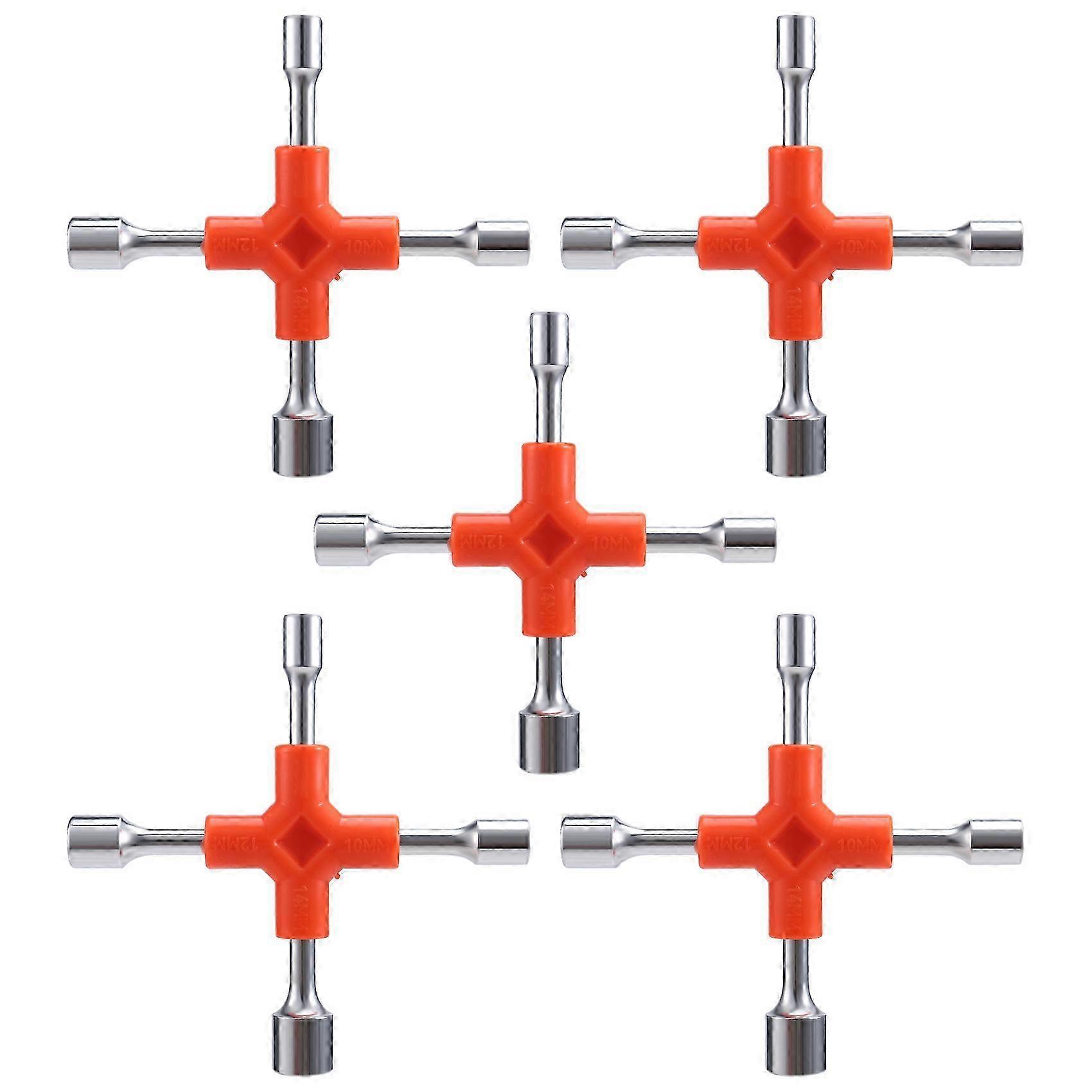 Multi-Function Spanner Multi- Outer Hexagon Tool Bike Repair Tools Portable Three Hexagonal Internal Wrench