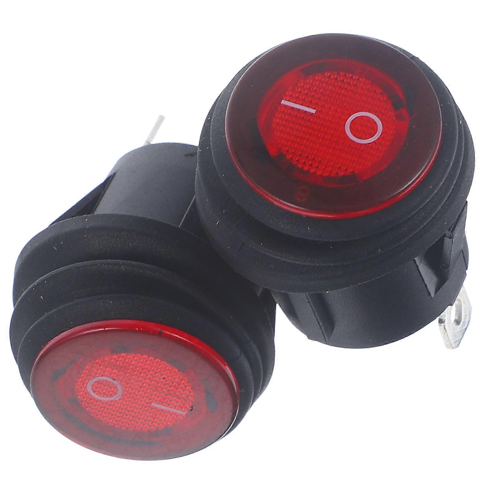 2pcs Toggle Switch Replacement Led Rocker Switch 3 Pin Heavy Duty Toggle Switch Control