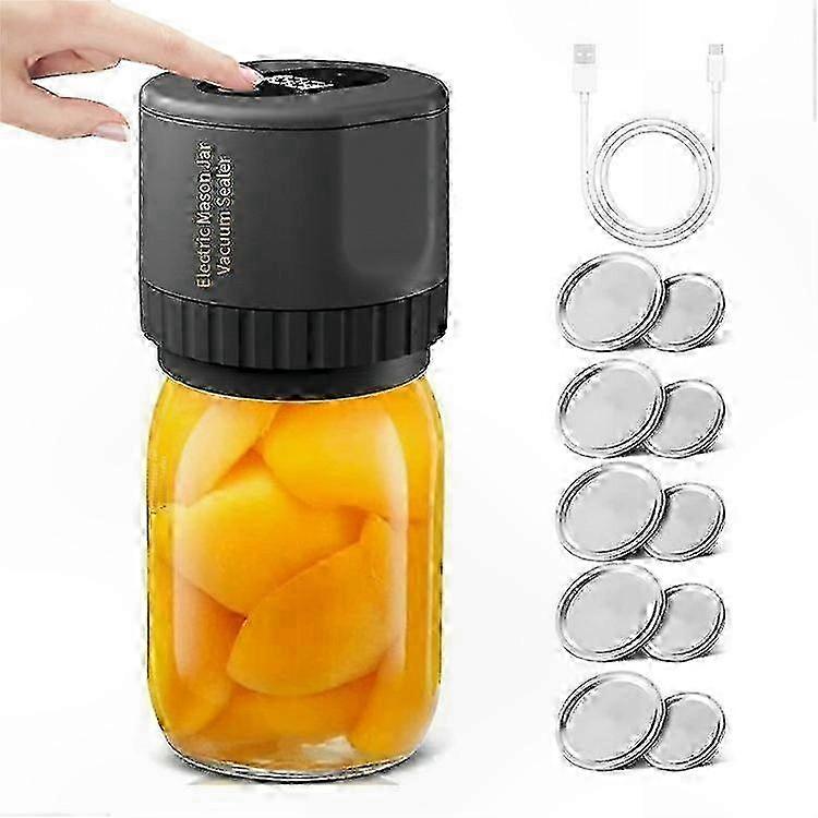 Automatic Vacuum Sealer for Mason Jars with Electric Operation