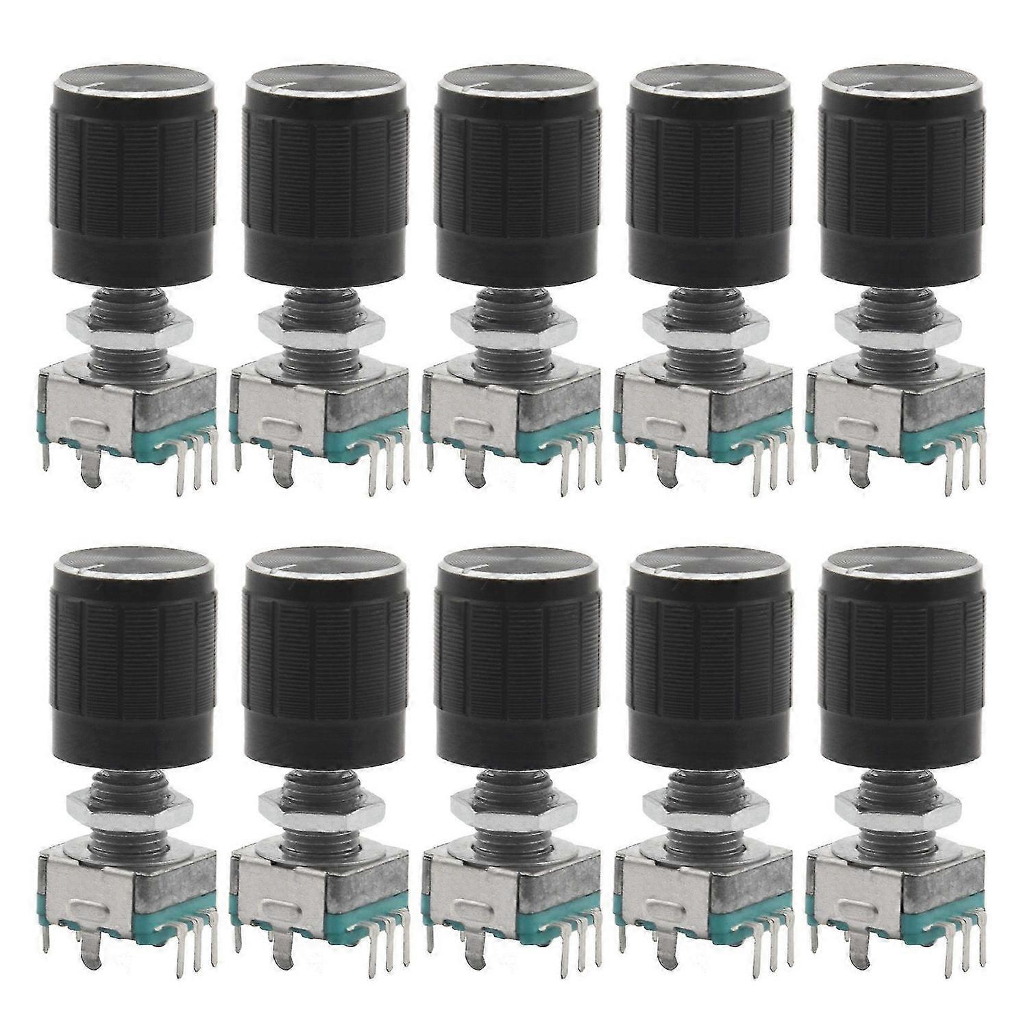 (7 Pin 20MM)10 PCS 360 Degree EC11 Rotary Encoder Code Switch
