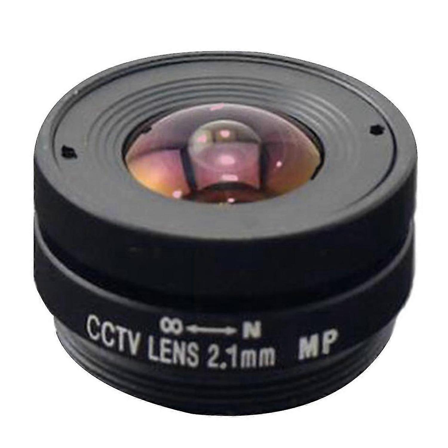 2.1mm Wide Angle CS Mount Fixed CCTV Lens for 1/3 Sensor Size Camera