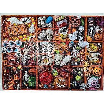 Halloween TricksTreasures Jigsaw Puzzle Ghost Skeleton Pumpkin FBL-144