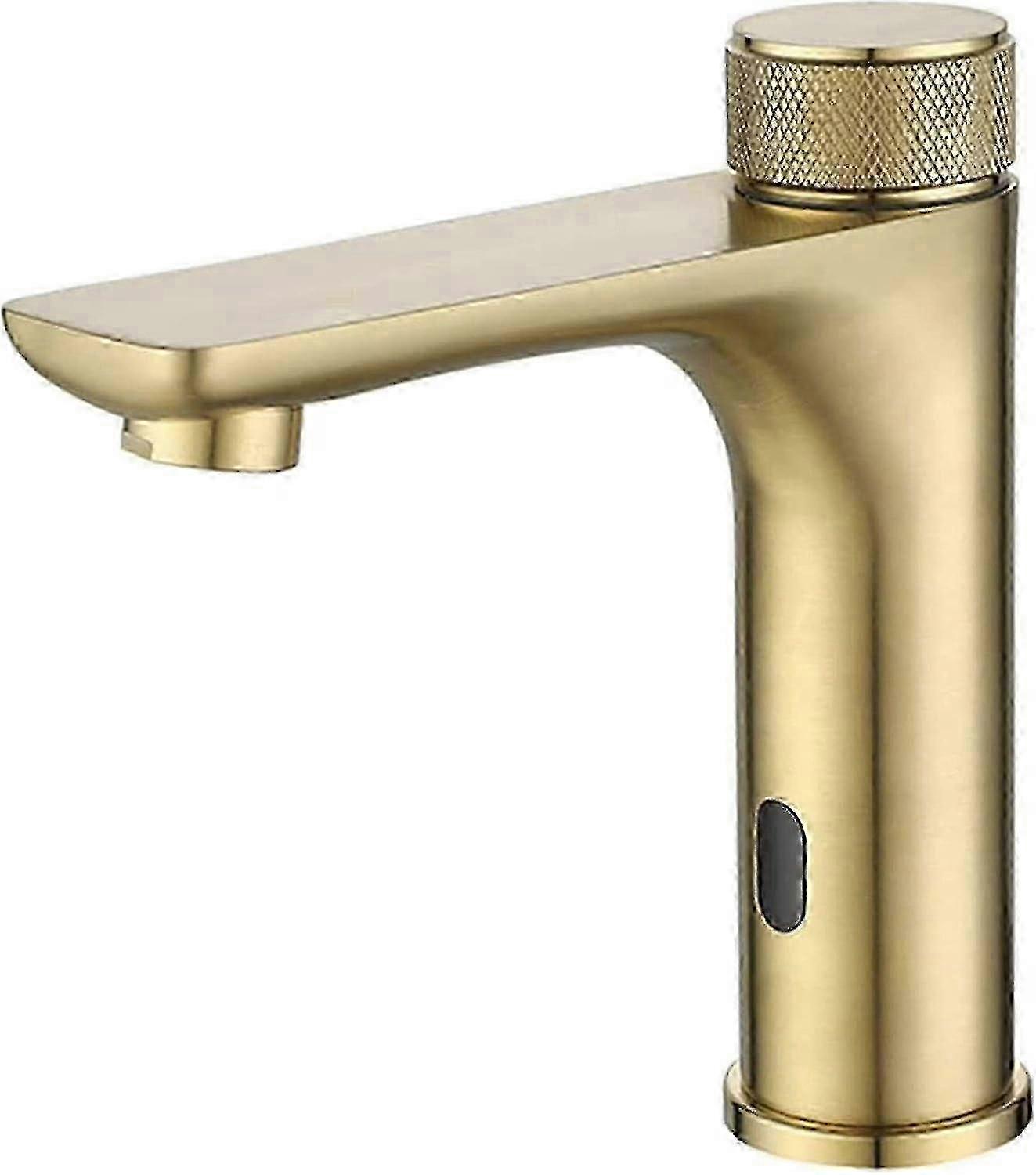 Robust Sensor Bathroom Faucet Black Infrared Automatic Control 1 2INCH Interface