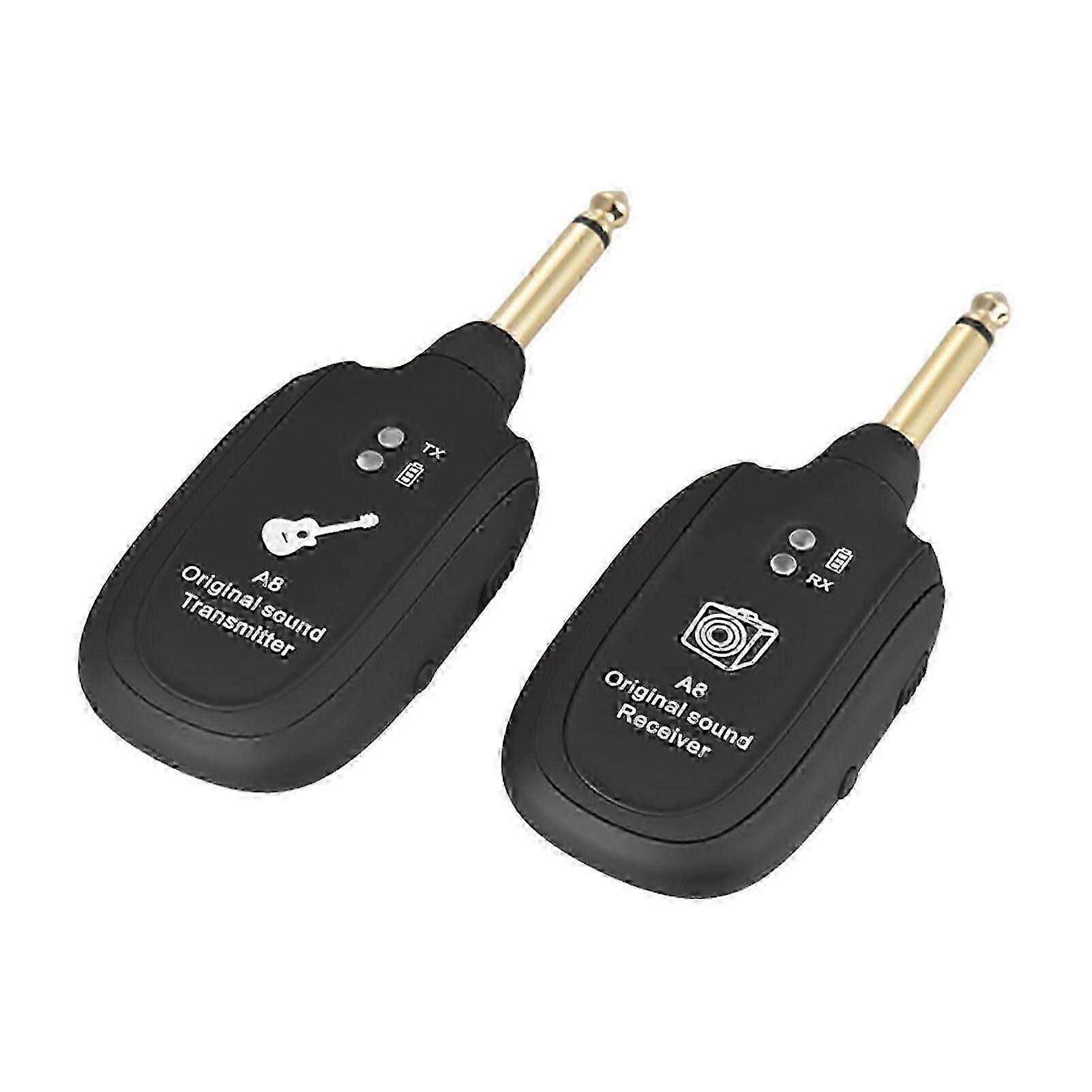 A8 UHF trådlös gitarrsändare/mottagare 730MHz 50M