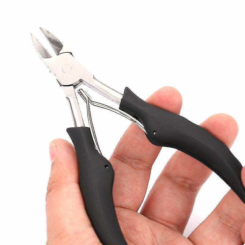 足の爪ネイルアートキューティクルニッパークリッパーエッジカッターマニキュアシザープライヤーツール#@bugu