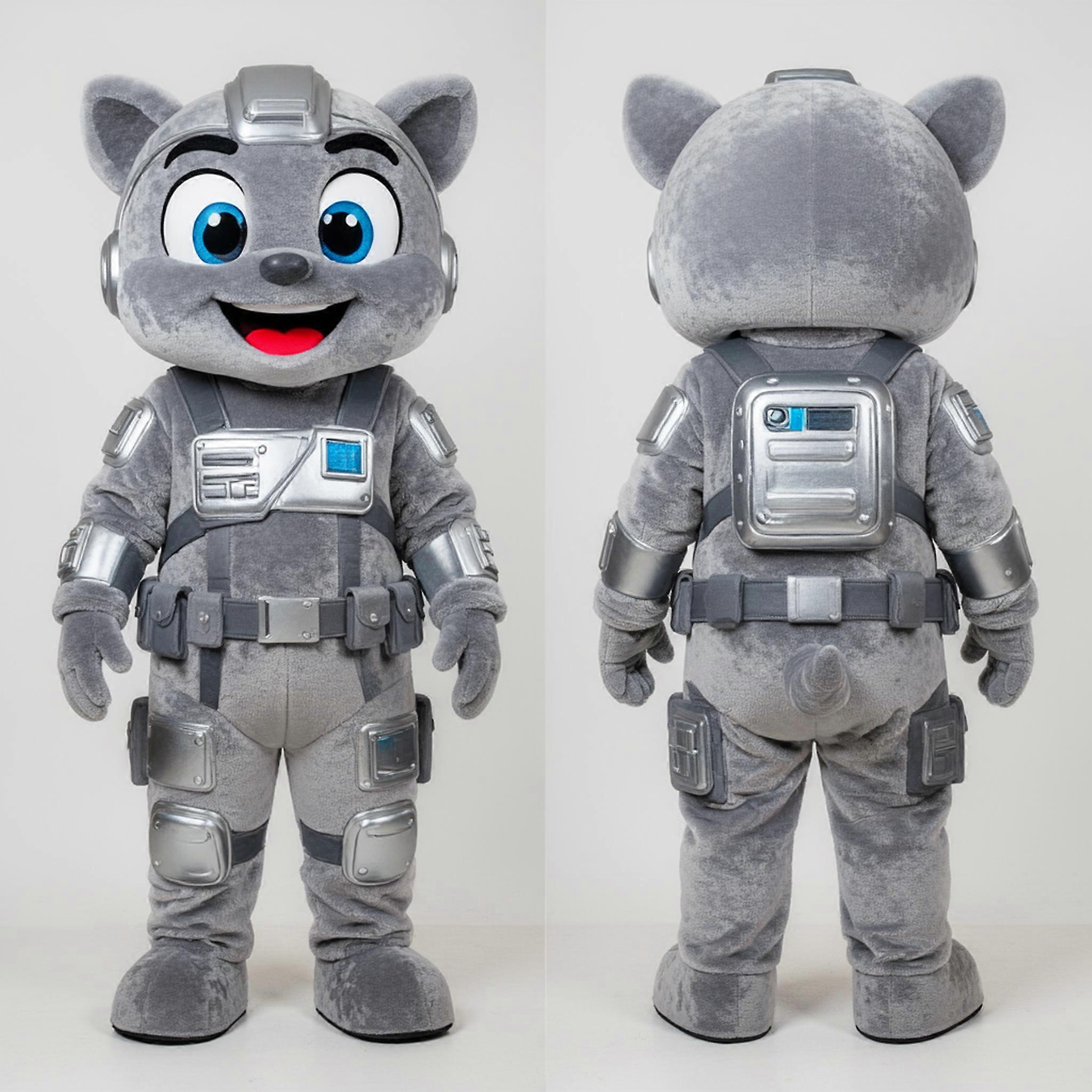 MASTICOT Silver Dynamic Commando Mascot