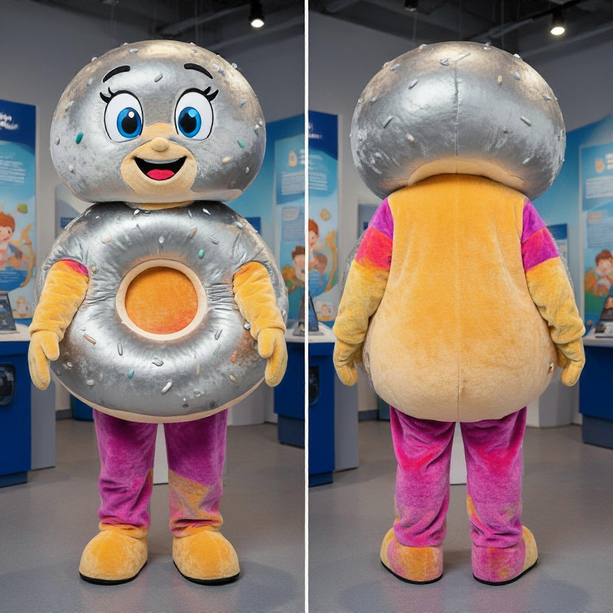 MASTICOT Silver Glossy Bagels Mascot