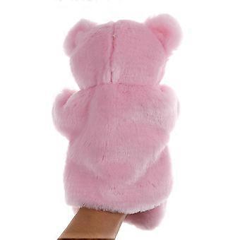 Pink Plush Piggy Hand Puppet for Kids Use Adorable Hand Puppet Toy